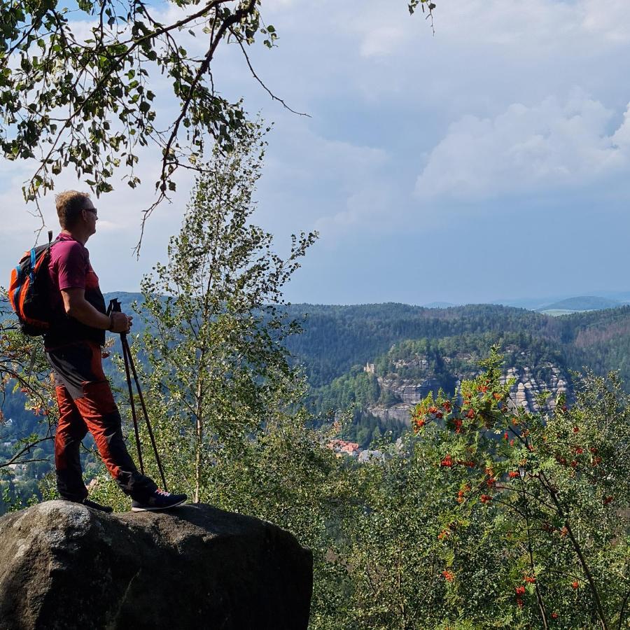 Urlaubsdomizil Am Toepfer - Ferienwohnungen In Olbersdorf Exteriör bild