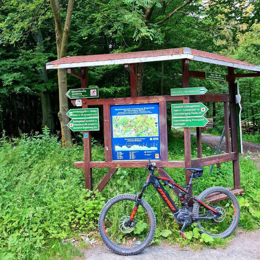 Urlaubsdomizil Am Toepfer - Ferienwohnungen In Olbersdorf Exteriör bild